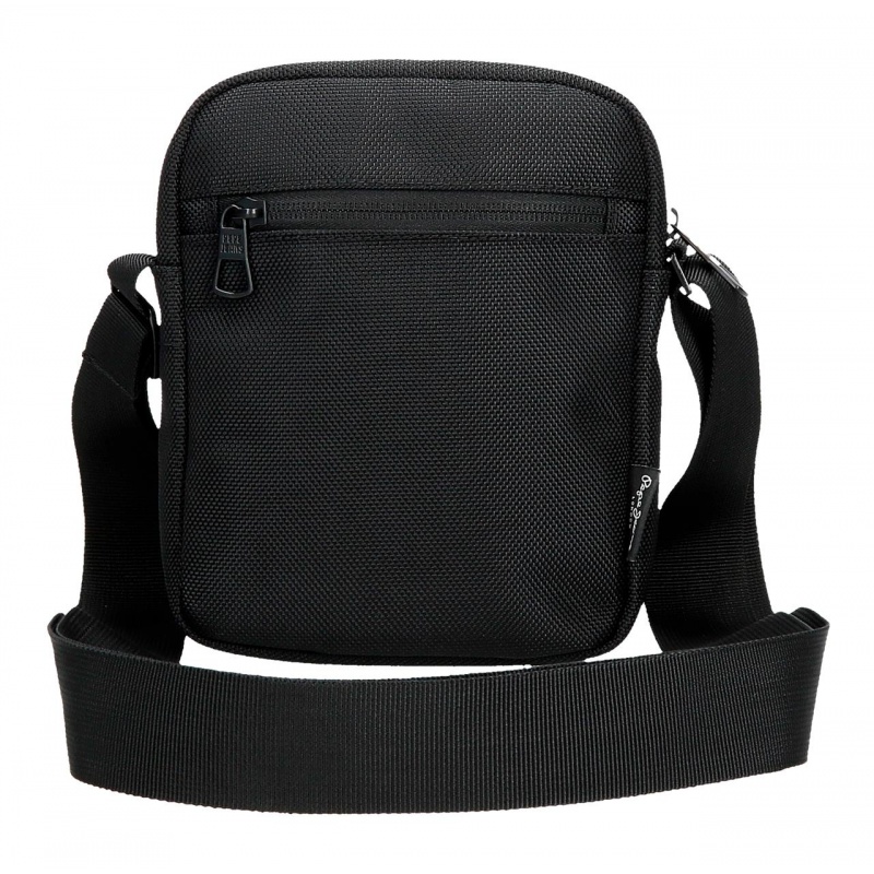Pánská crossbody taška se dvěma přihrádkami Pepe Jeans Blackmore, černá, 7055242 Pánská crossbody taška se dvěma přihrádkami Pepe Jeans Blackmore, černá, 7055242