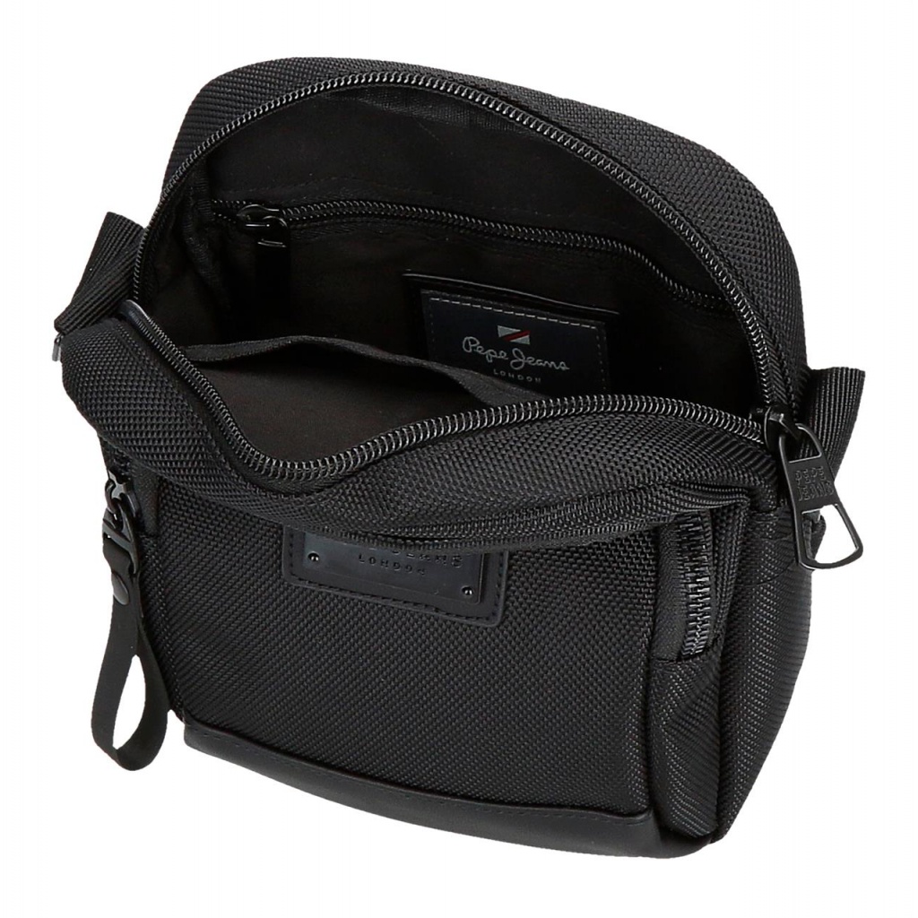 Pánska crossbody taška s dvomi priehradkami Pepe Jeans Blackmore, čierna

, 7055242