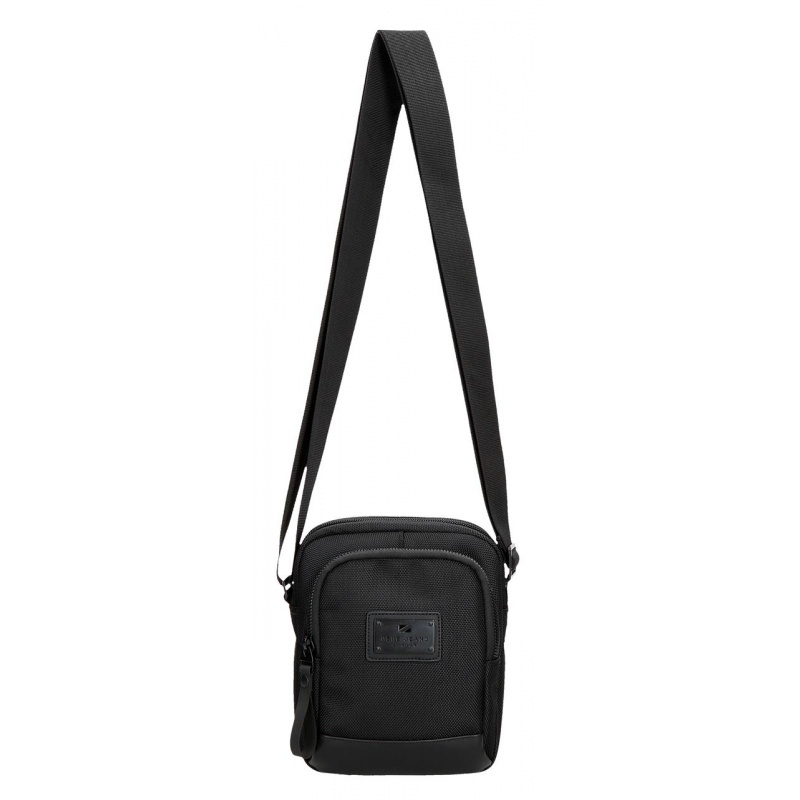 Pánská crossbody taška se dvěma přihrádkami Pepe Jeans Blackmore, černá, 7055242 Pánská crossbody taška se dvěma přihrádkami Pepe Jeans Blackmore, černá, 7055242