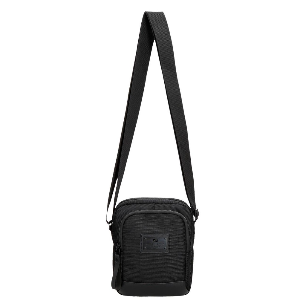 Pánská crossbody taška se dvěma přihrádkami Pepe Jeans Blackmore, černá, 7055242