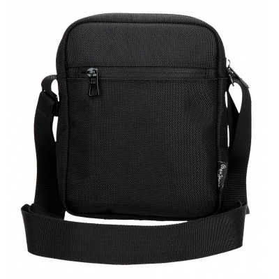 Pánská crossbody taška se dvěma přihrádkami Pepe Jeans Blackmore, černá, 7055342 Pánská crossbody taška se dvěma přihrádkami Pepe Jeans Blackmore, černá, 7055342