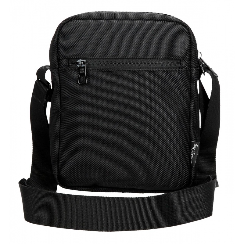 Pánská crossbody taška se dvěma přihrádkami Pepe Jeans Blackmore, černá, 7055342 Pánská crossbody taška se dvěma přihrádkami Pepe Jeans Blackmore, černá, 7055342