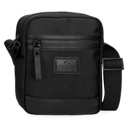 Pánská crossbody taška se dvěma přihrádkami Pepe Jeans Blackmore, černá, 7055542