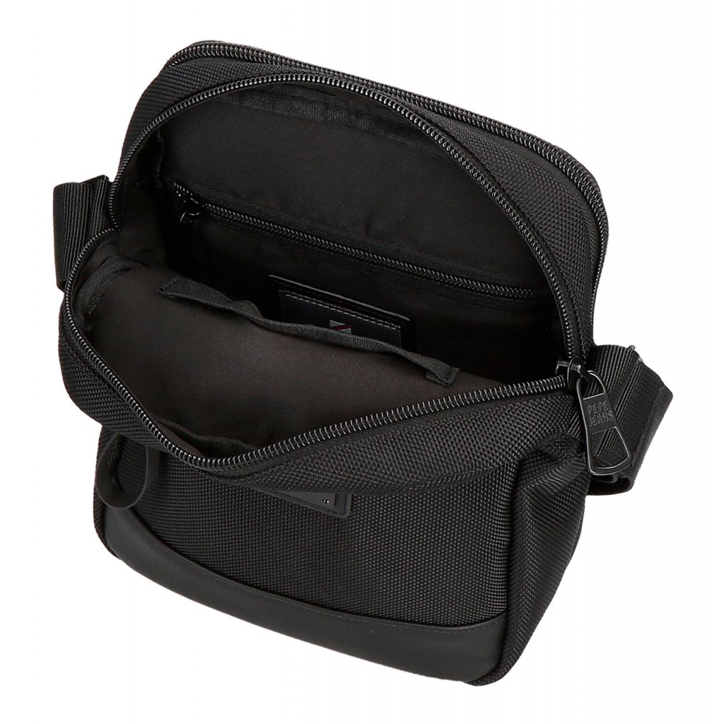 Pánská crossbody taška se dvěma přihrádkami Pepe Jeans Blackmore, černá, 7055542