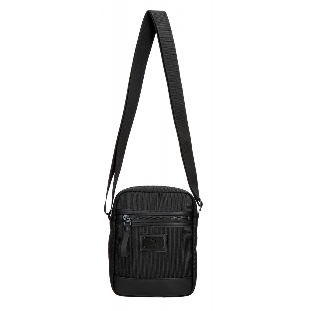 Pánska crossbody taška s dvoma priehradkami Pepe Jeans Blackmore, čierna, 7055542