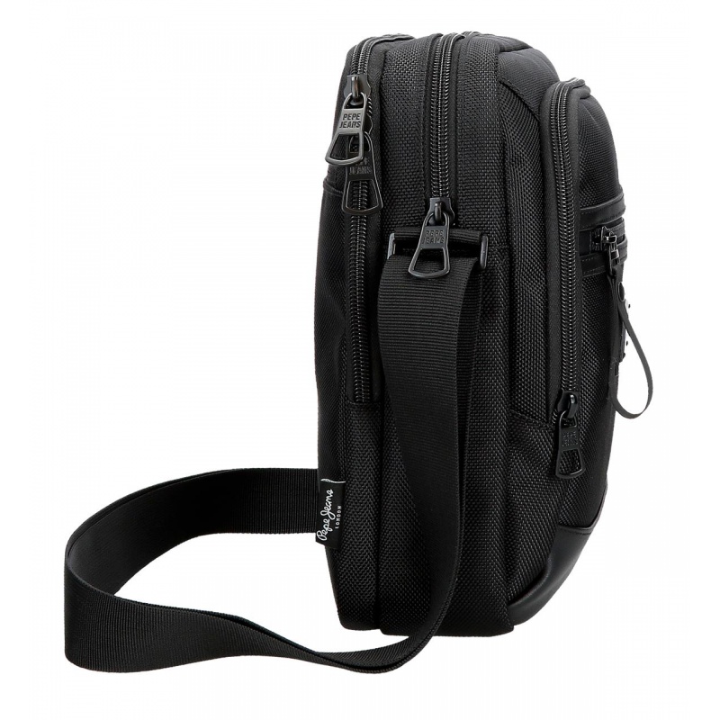 Pánská crossbody taška na tablet Pepe Jeans Blackmore, černá, 7055742 Pánská crossbody taška na tablet Pepe Jeans Blackmore, černá, 7055742