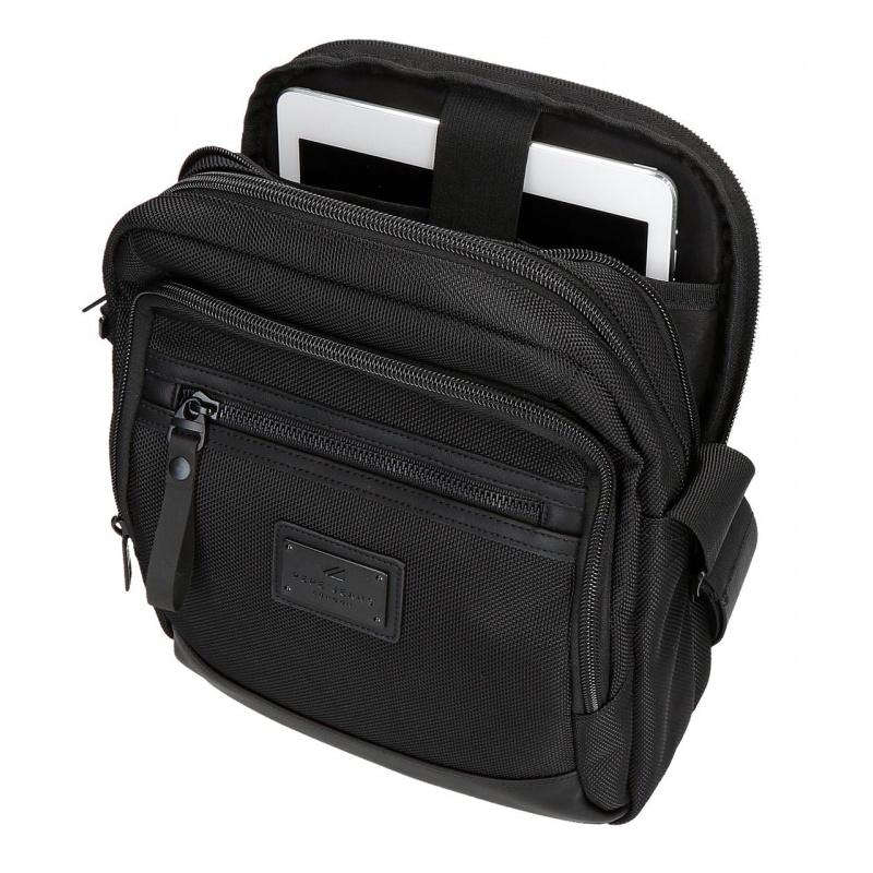 Pánská crossbody taška na tablet Pepe Jeans Blackmore, černá, 7055742 Pánská crossbody taška na tablet Pepe Jeans Blackmore, černá, 7055742