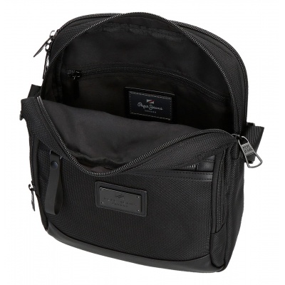 Pánská crossbody taška na tablet Pepe Jeans Blackmore, černá, 7055742 Pánská crossbody taška na tablet Pepe Jeans Blackmore, černá, 7055742