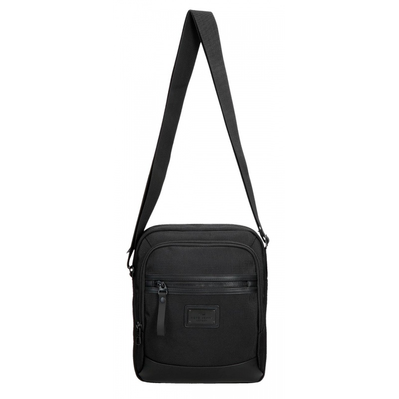 Pánská crossbody taška na tablet Pepe Jeans Blackmore, černá, 7055742 Pánská crossbody taška na tablet Pepe Jeans Blackmore, černá, 7055742