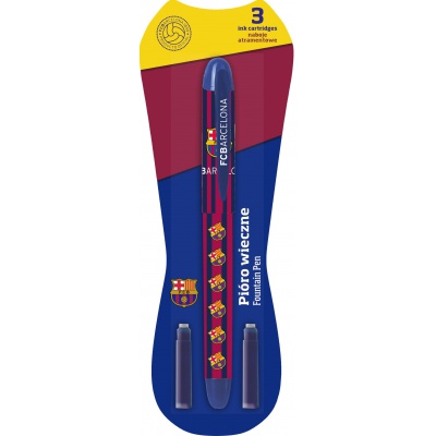 FC BARCELONA Plniace atramentové pero FC-213 + 3ks náplň, blister, 203018002 FC BARCELONA Plniace atramentové pero FC-213 + 3ks náplň, blister, 203018002
