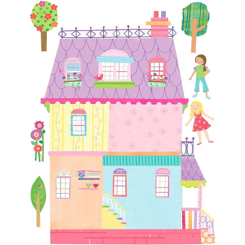 Veľké samolepky na stenu Wallies PLAY HOUSE Veľké samolepky na stenu Wallies PLAY HOUSE