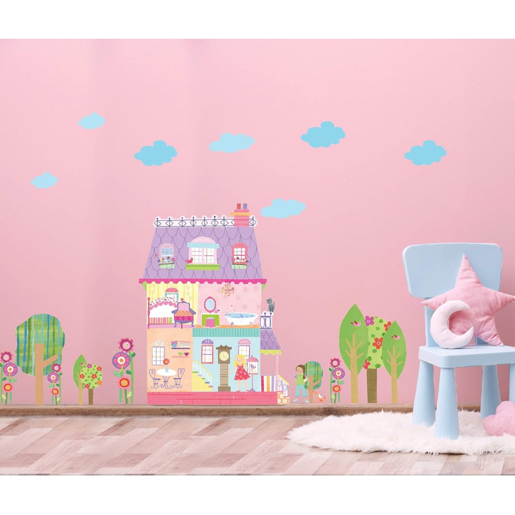 Veľké samolepky na stenu Wallies PLAY HOUSE