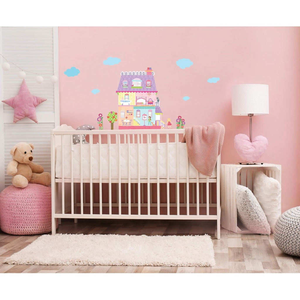 Veľké samolepky na stenu Wallies PLAY HOUSE