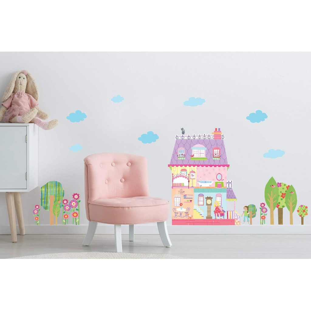 Veľké samolepky na stenu Wallies PLAY HOUSE