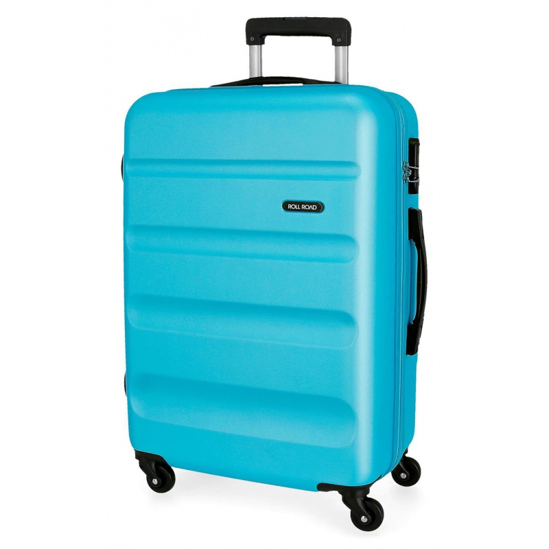 ROLL ROAD Flex Azul Claro, ABS Cestovní kufr, 75x52x28cm, 91L, 584936A (large) ROLL ROAD Flex Azul Claro, ABS Cestovní kufr, 75x52x28cm, 91L, 584936A (large)