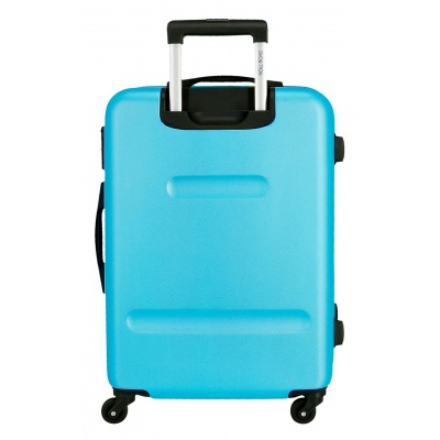 ROLL ROAD Flex Azul Claro, ABS Cestovní kufr, 65x46x23cm, 56L, 584926A (medium) ROLL ROAD Flex Azul Claro, ABS Cestovní kufr, 65x46x23cm, 56L, 584926A (medium)