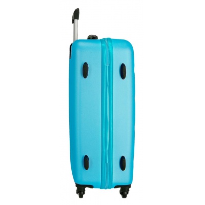 ROLL ROAD Flex Azul Claro, ABS Cestovní kufr, 65x46x23cm, 56L, 584926A (medium) ROLL ROAD Flex Azul Claro, ABS Cestovní kufr, 65x46x23cm, 56L, 584926A (medium)