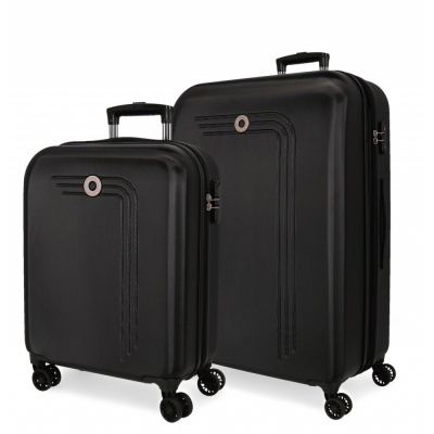 Sada luxusních ABS cestovních kufrů MOVEM Riga Black, 70cm/55cm, 5999561 Sada luxusních ABS cestovních kufrů MOVEM Riga Black, 70cm/55cm, 5999561