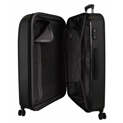 Sada luxusních ABS cestovních kufrů MOVEM Riga Black, 70cm/55cm, 5999561 Sada luxusních ABS cestovních kufrů MOVEM Riga Black, 70cm/55cm, 5999561