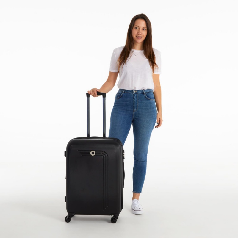 Sada luxusních ABS cestovních kufrů MOVEM Riga Black, 70cm/55cm, 5999561 Sada luxusních ABS cestovních kufrů MOVEM Riga Black, 70cm/55cm, 5999561