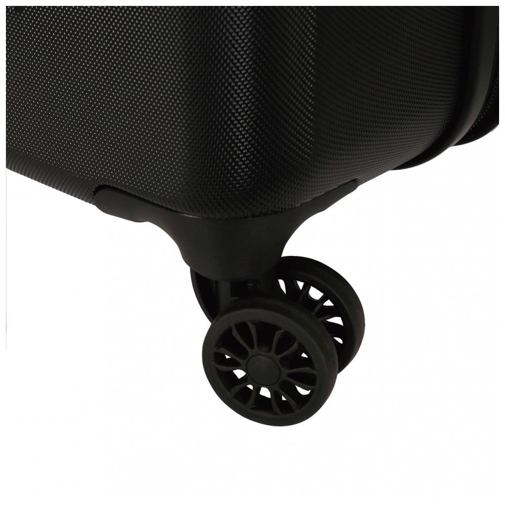 Luxusná sada ABS cestovných kufrov MOVOM Riga Black – 70 cm / 55 cm, moderný dizajn, tiché kolieska, TSA zámok