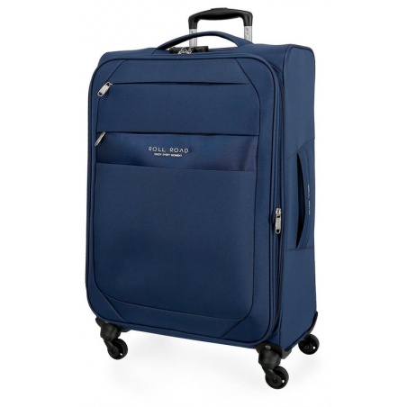Textilní cestovní kufr ROLL ROAD ROYCE Blue / Modrý, 76x48x29cm, 93L, 5019323 (large)
