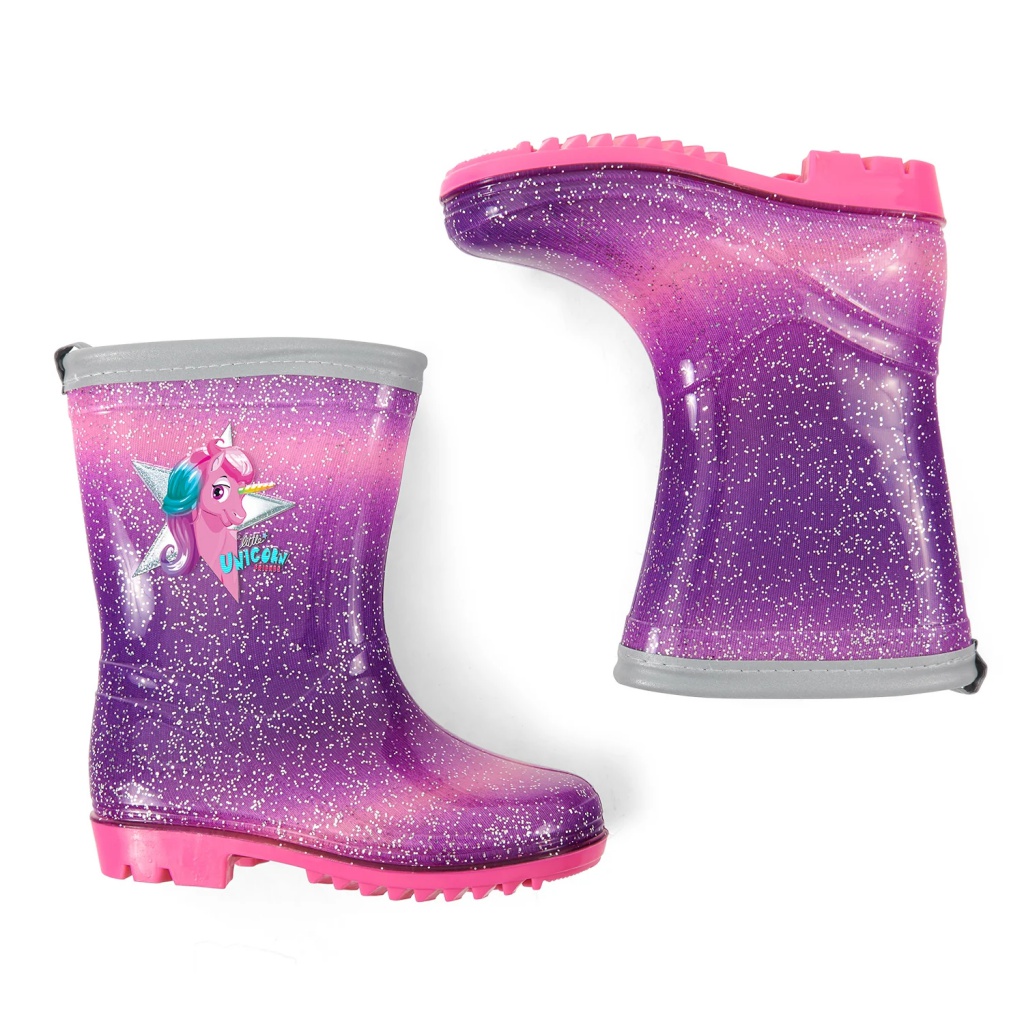 Detské reflexné gumáky Perletti COOL KIDS Unicorn, 15589