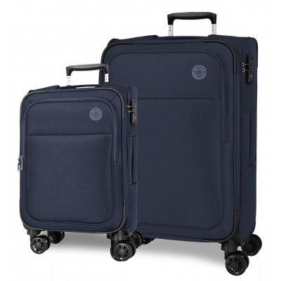 Sada luxusných textilných cestovných kufrov MOVOM Atlanta Azul, 55/66cm, 5318922