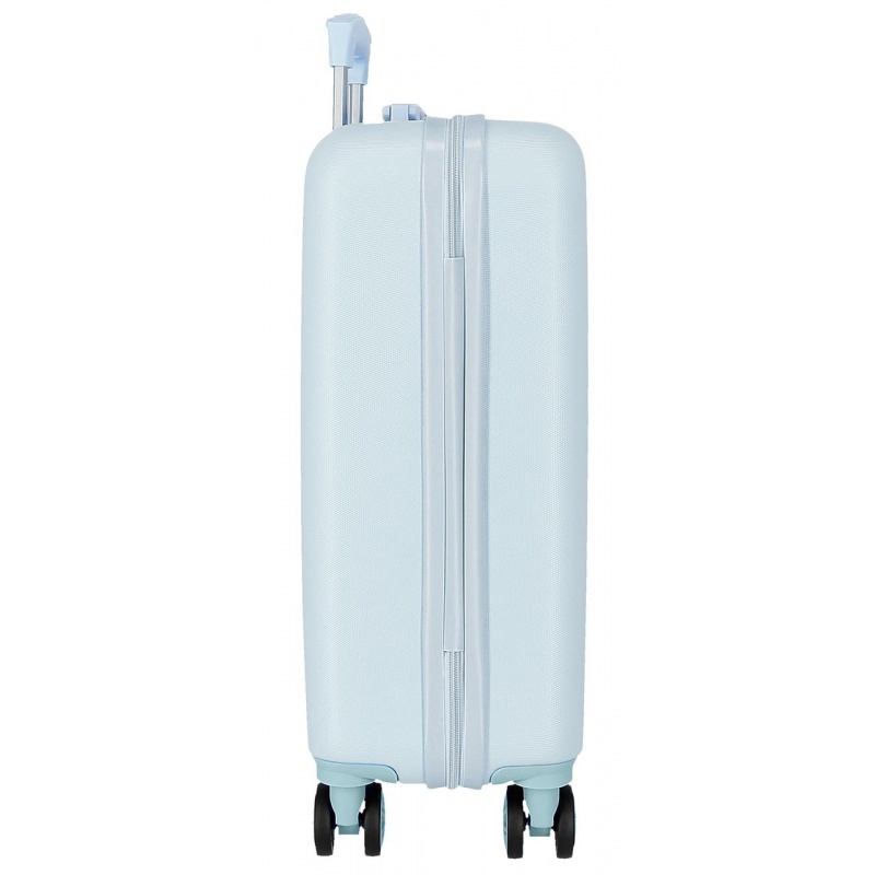 ABS cestovný kufor DISNEY FROZEN Magic Ice Azul, 34L – detský kufor na cesty s motívom Frozen