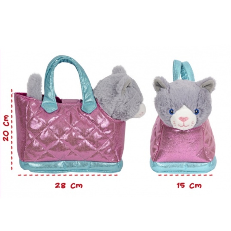 Kabelka s odnímateľnou plyšovou mačkou Perletti Toys, 13086 Kabelka s odnímateľnou plyšovou mačkou Perletti Toys, 13086
