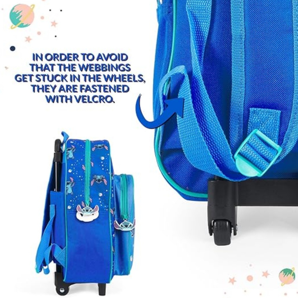 Dětský batoh na kolečkách Perletti Lilo & Stitch, 13144