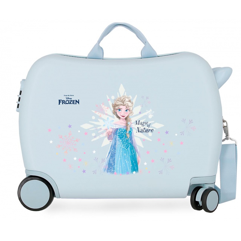 Dětský cestovní kufr na kolečkách / odrážedlo DISNEY FROZEN Magic Ice Azul, 34L, 2949821 Dětský cestovní kufr na kolečkách / odrážedlo DISNEY FROZEN Magic Ice Azul, 34L, 2949821