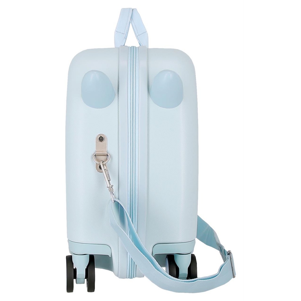 Detský cestovný kufor na kolieskach / odrážadlo DISNEY FROZEN Magic Ice Azul, 34L – kufor pre deti