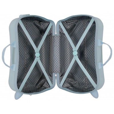 Detský cestovný kufor na kolieskach / odrážadlo DISNEY FROZEN Magic Ice Azul, 34L – kufor pre deti Detský cestovný kufor na kolieskach / odrážadlo DISNEY FROZEN Magic Ice Azul, 34L – kufor pre deti