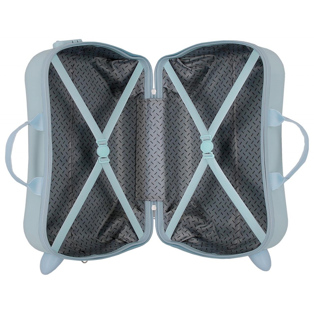 Dětský cestovní kufr na kolečkách / odrážedlo DISNEY FROZEN Magic Ice Azul, 34L, 2949821