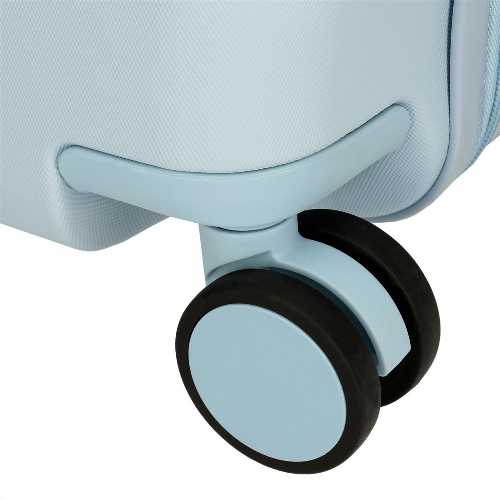 Detský cestovný kufor na kolieskach / odrážadlo DISNEY FROZEN Magic Ice Azul, 34L – kufor pre deti