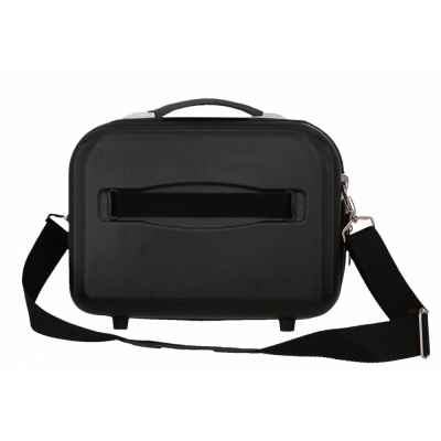 ABS Cestovní kosmetický kufřík MOVOM Riga Black, 21x29x15cm, 9L, 5993961 ABS Cestovní kosmetický kufřík MOVOM Riga Black, 21x29x15cm, 9L, 5993961