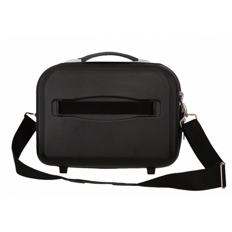 ABS Cestovní kosmetický kufřík MOVOM Riga Black, 21x29x15cm, 9L, 5993961 ABS Cestovní kosmetický kufřík MOVOM Riga Black, 21x29x15cm, 9L, 5993961