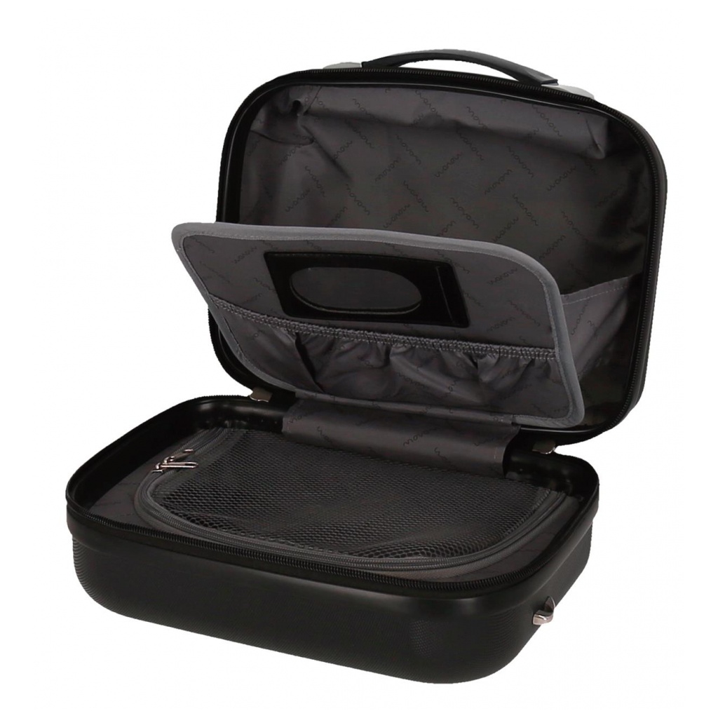 ABS Cestovní kosmetický kufřík MOVOM Riga Black, 21x29x15cm, 9L, 5993961