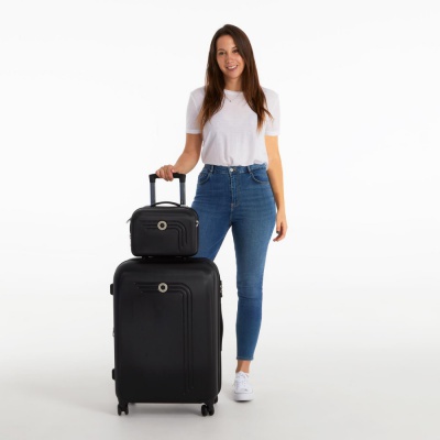 Movom Riga Black, ABS Cestovný kozmetický kufrík, 9 L – kompaktný a praktický Movom Riga Black, ABS Cestovný kozmetický kufrík, 9 L – kompaktný a praktický