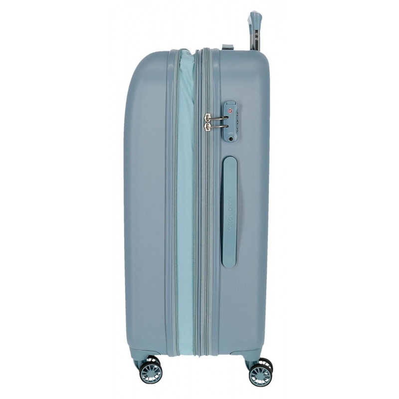 Movem Riga Sky Blue, Sada luxusních ABS cestovních kufrů 70cm/55cm, 5998963 Movem Riga Sky Blue, Sada luxusních ABS cestovních kufrů 70cm/55cm, 5998963