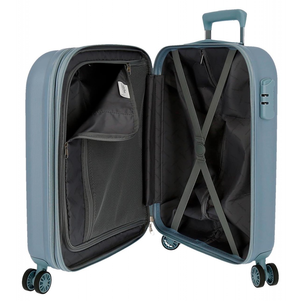 Movem Riga Sky Blue, Sada luxusních ABS cestovních kufrů 70cm/55cm, 5998963