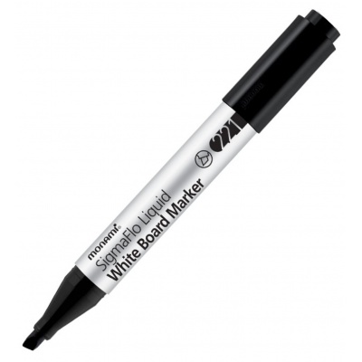 Popisovač na bílé tabule Monami SigmaFlo 221, 1,5-5mm, Černý Popisovač na bílé tabule Monami SigmaFlo 221, 1,5-5mm, Černý
