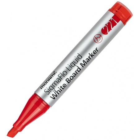 Popisovač na bílé tabule Monami SigmaFlo 221, 1,5-5mm, Červený