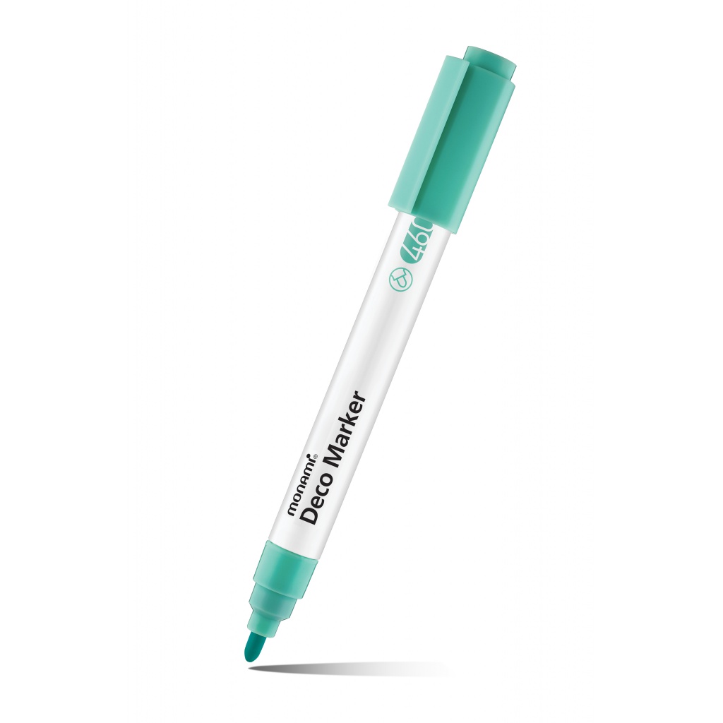 Sada akrylových popisovačov Monami Deco Marker 460 - Fluorescent set, 6ks, 2mm