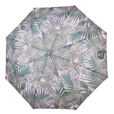 Elegantní skládací dámský deštník Perletti Green "Kenzia", 19158 Elegantní skládací dámský deštník Perletti Green "Kenzia", 19158
