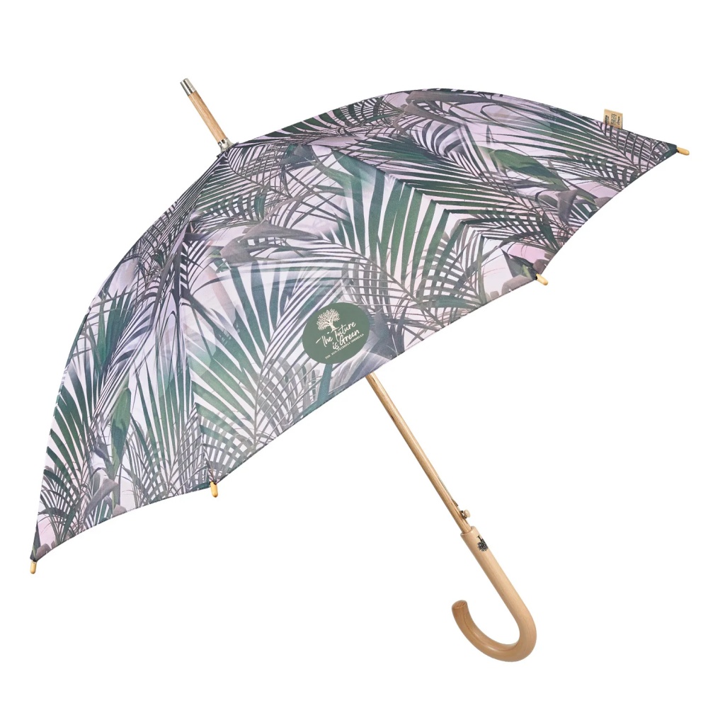 Elegantní dámský deštník Perletti Green "Kenzia", 19157