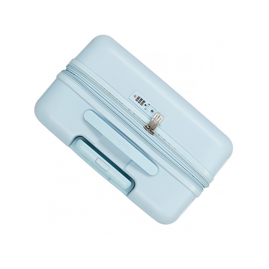 ABS Cestovní kufr PEPE JEANS ACCENT Azul, 70x48x28cm, 79L, 7699234 (medium exp.)