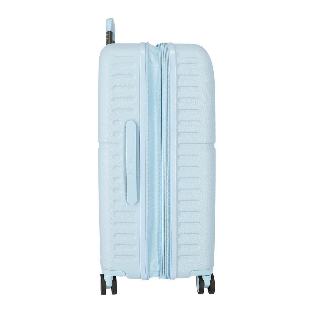 ABS Cestovní kufr PEPE JEANS ACCENT Azul, 70x48x28cm, 79L, 7699234 (medium exp.)