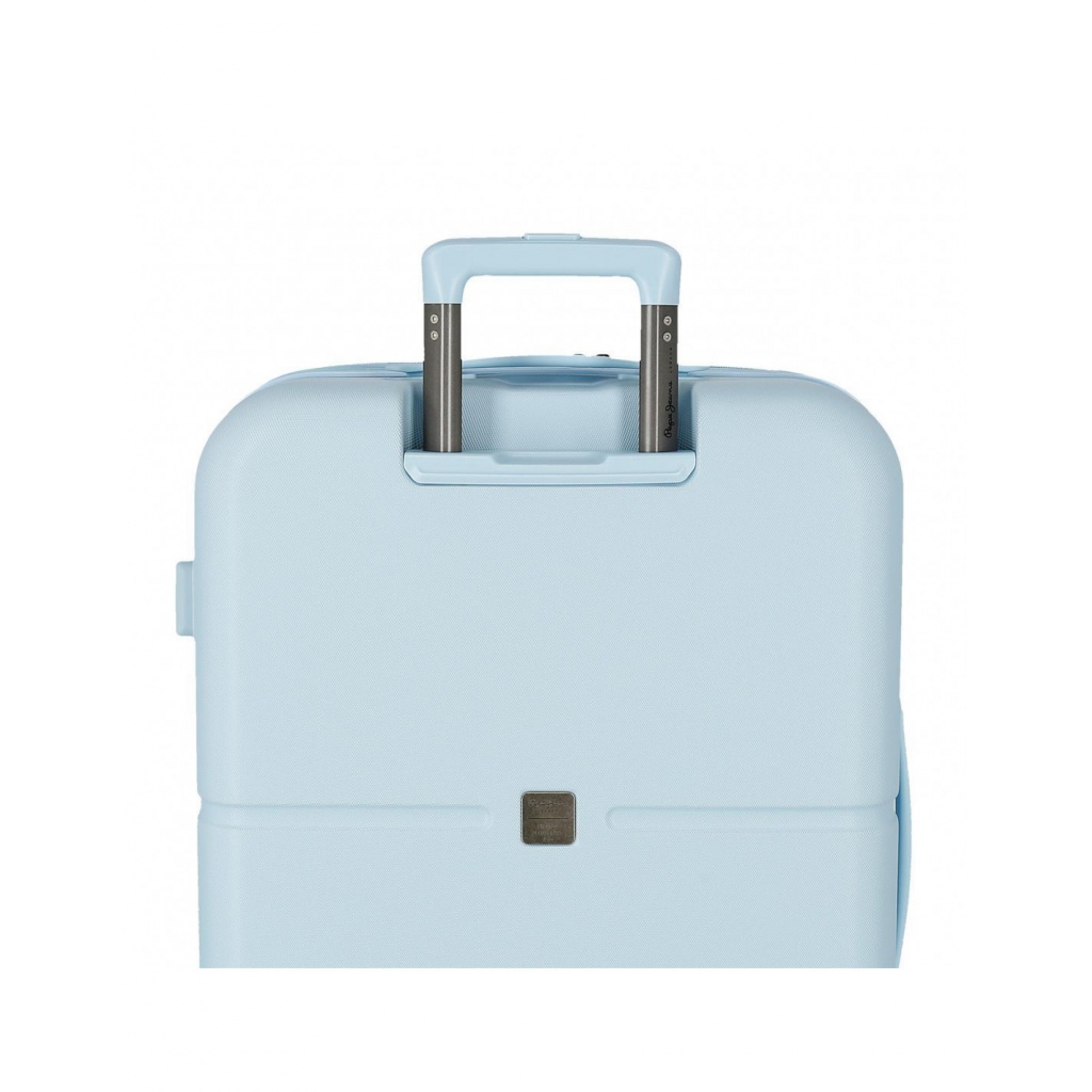 ABS Cestovný kufor PEPE JEANS ACCENT Azul, 70x48x28cm, 79L, 7699234 (medium exp.)